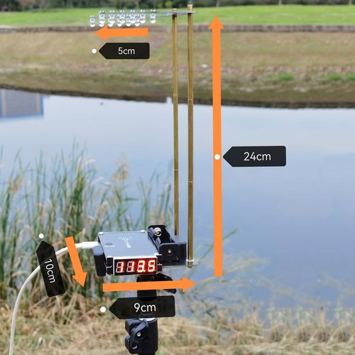 WIKINK Ballistic Precision Chronograph, High Precision Chronograph, Initial Speed/Rate of Fire/Kinetic Energy, Slingshot Bullet Bow Arrow Velocity Meter Measurement Tool