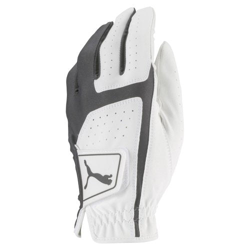 PUMA Golf Men's Flexlite Golf Glove (Bright White-Quiet Shade, X-Large, Left Hand)