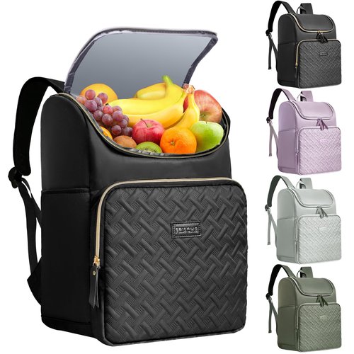 Stillithou Backpack Coolers Insulated Leak Proof for Women Men, 35 Cans Large Capacity Waterproof Cooler Backpack, Soft Portable Cooler Bag for Beach Travel Camping Picnic Work, Black