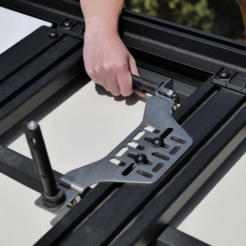 Stealth Folding MaxTrax Roof Rack Mount (w/Prinsu Hardware Kit)
