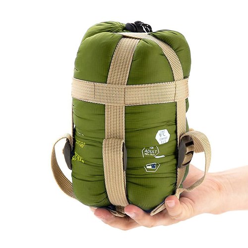 ECOOPRO Portable, Waterproof, Lightweight Sleeping Bag with Compression Sack - For Camping, Backpacking & Hiking