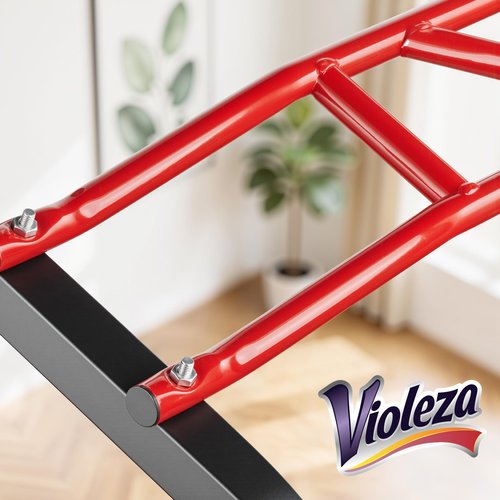 Violeza Foldable Pull Up Bar Dip Station, Adjustable Power Tower Pull Up Stand, Multi-Function Workout Tower Gym Strength Training Equipment for Home Outdoor, Triangular Design, Support 450lbs