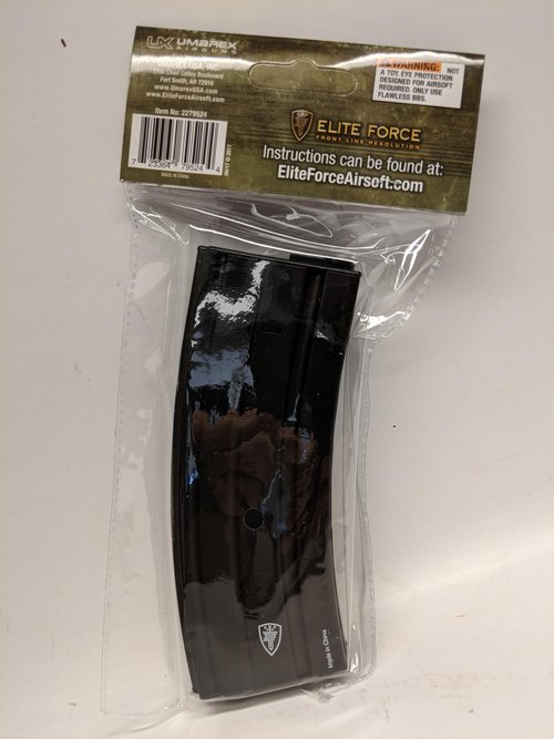 Umarex Elite Force M4 and M16 6mm BB Airsoft Gun Magazine, Black (300 Rounds), Single