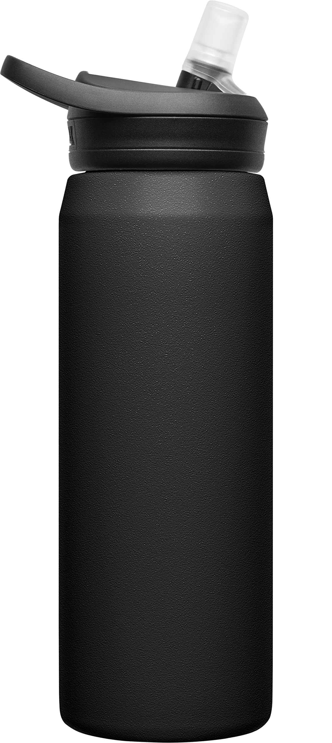 CamelBak Eddy+ Insulated Stainless Steel Water Bottle with Bite Valve Straw, Long‑Lasting Cold Hydration for Everyday Performance, 25oz, Black