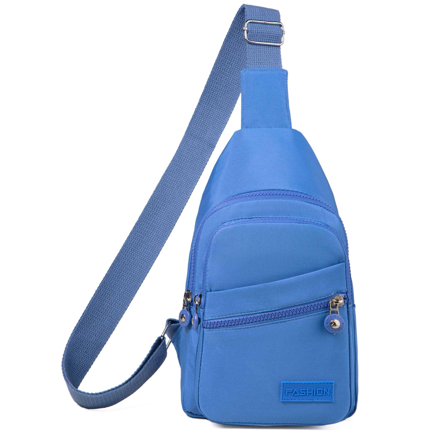 Banelu Small Sling Backpack Crossbody Bags for Women Men, Small Sling Bag Cross Body Bag Fanny Packs Crossbody Purses - Blue