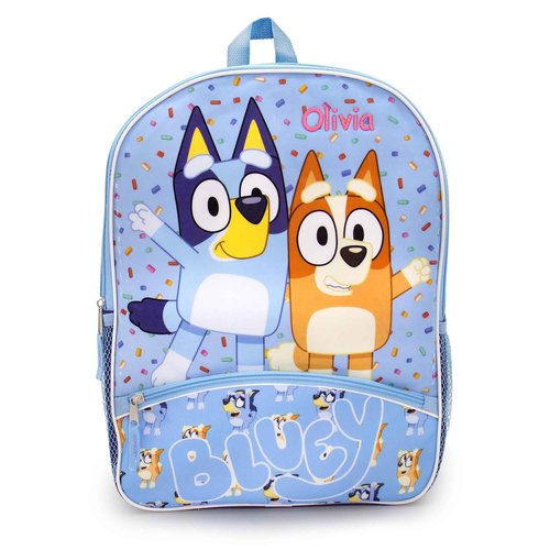 DIBSIES Personalized Backpack and Lunch Box Combo intended for Bluey Backpack and Lunch Box Combo
