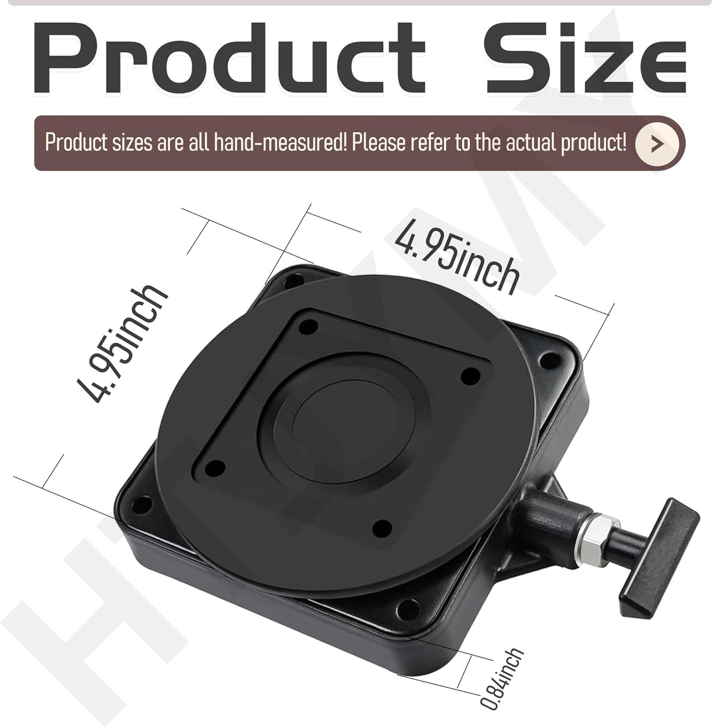 2 Pack 2207003 Standard Low-Profile Swivel Base w/Hardware Compatible with Cannon Downrigger Mount 3991913