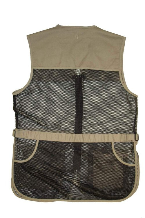 Bob Allen 245M Full Mesh Dual Pad Shooting Vest Khaki 4X