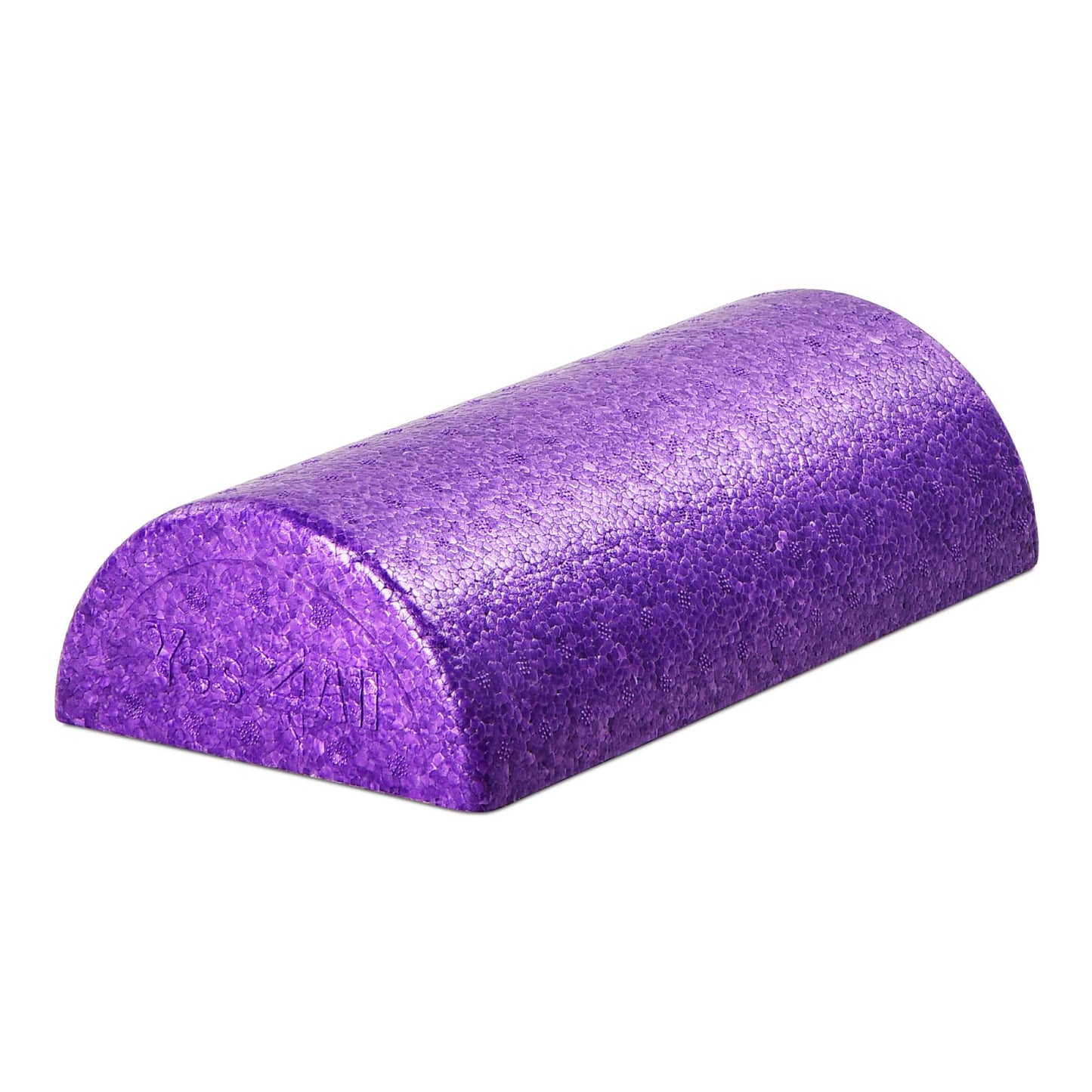Yes4All Half Foam Roller, EPP High-Density Material, High Firmness Level, Back Roller for Athlete & Professional, Suitable for Back, Stretching, & Pilates, 12/18/24/36 inch, Purple, 12 inch