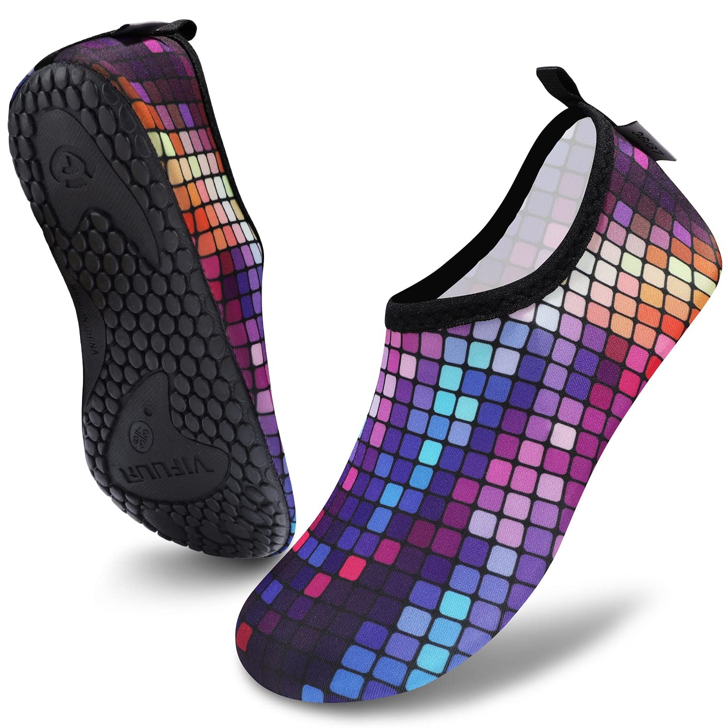 VIFUUR Water Sports Unisex Shoes Purple - 9-10 W US / 7.5-8.5 M US (40-41)