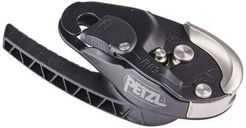 PETZL Unisex_Adult Descender D021AA01 Detector Rigs Black, Solid, Standard Size