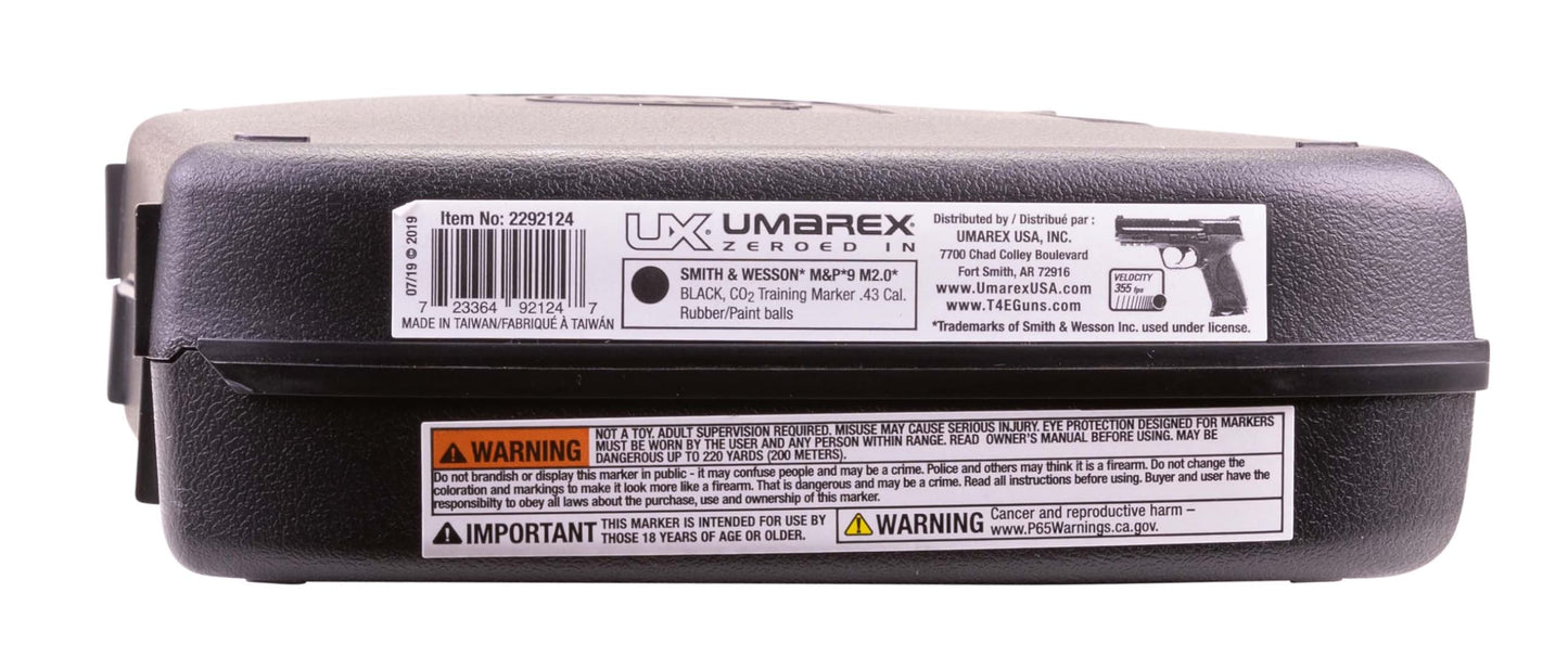 Umarex T4E S&W M&P9 M2.0 Paintball Marker - Black