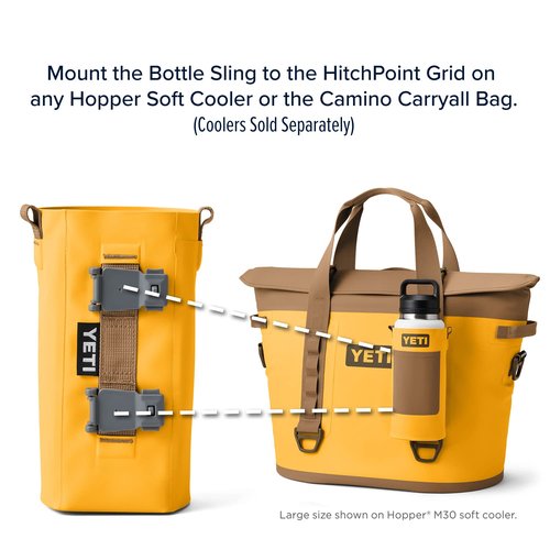 YETI Large Bottle Sling for Rambler 26 & 36 oz. Bottles, Alpine Yellow For Dog