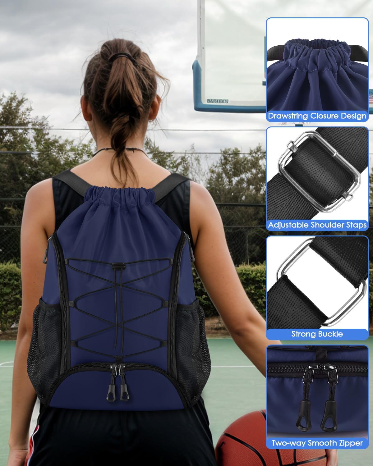 BROTOU Soccer Bags, Football Backpack, Volleyball Bag