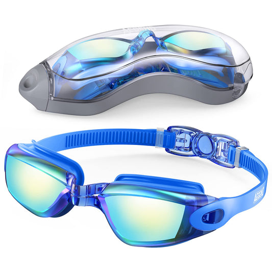 Aegend Swim Goggles, Swimming Goggles No Leaking Full Protect Adult Youth