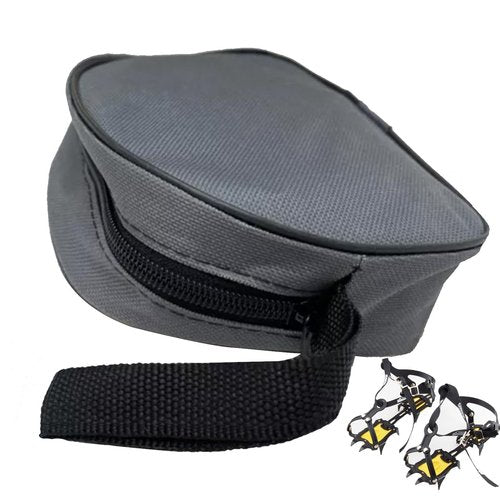 Crampon Case - 19 Tooth Zipper Crampon Storage Bag, Outdoor Travel Organizer | Clothes Pocket Crampon Clothes Storage Bin, Bathroom Storage Solutions for Hiking Climbing Toiletries Home School