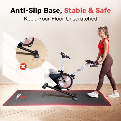 Sperax Exercise Mat,Gym Mat for Walking Pad Treadmill,Treadmill Mat for Home Gym