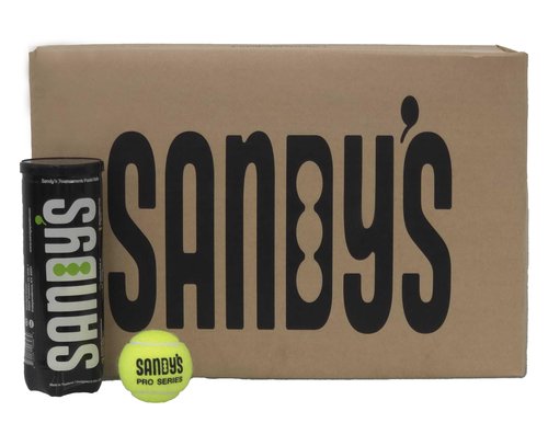 Sandy’s Padel Balls – Tournament Pro Series – 24 Cans (72 Balls) – High Performance, Durable, Sand Court Optimized