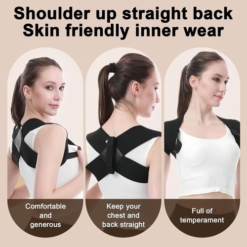 OLITE Fitness Heavy Shoulder Straps, 2025 Upgraded Back and Neck Posture Support Brace Shoulder Training Assist Straps for Weight Training, Chest-Opening & Back-Straightening Support (XL)