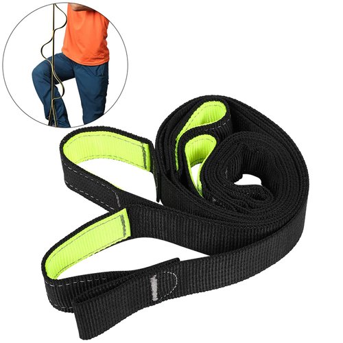Beufee Climbing Ascender, Foot Ascender Loop for Climbing Mountaineering Climbing Adjustable Sling Foot Loop Ascender for Outdoor