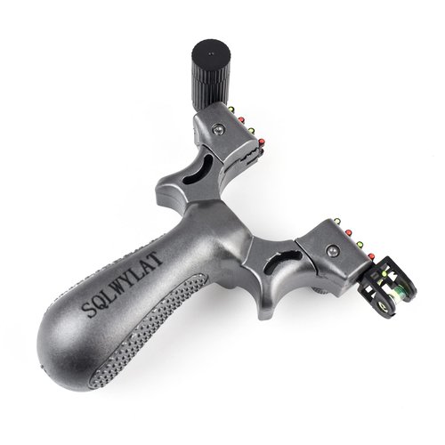 SQLWYLAT Professional Slingshots Set Laser Slingshot High Precision Flat Leather Slingshot with Laser Fast Bow Special for Outdoor Hunting Catapult