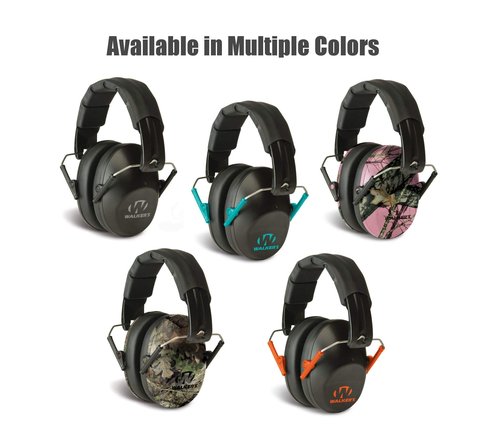 Walker's Passive Folding Muff, Black and Orange