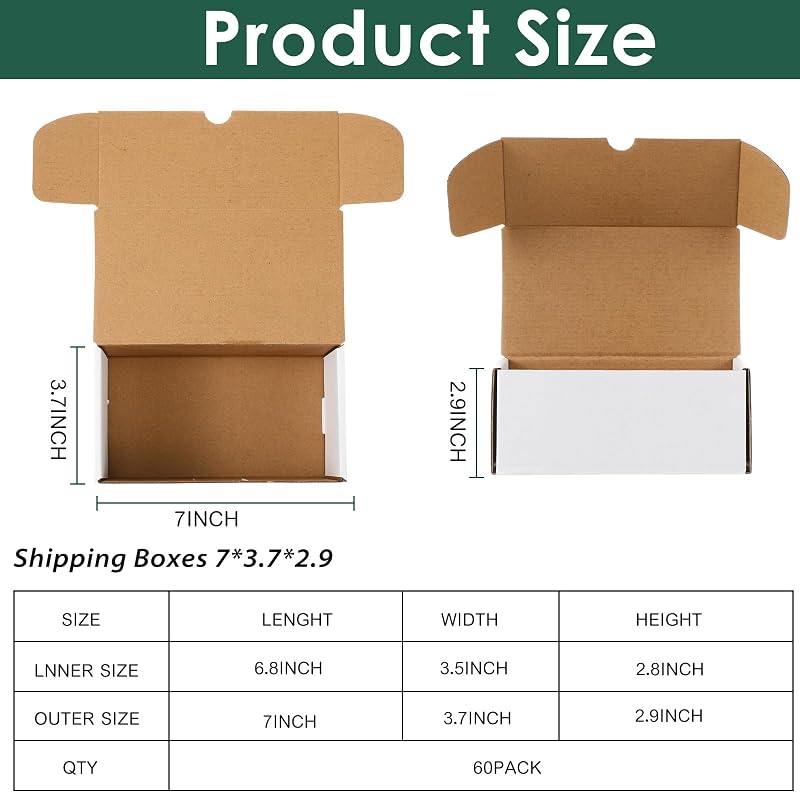 60 Pcs 400-Card Cardboard Trading Card Storage Box - White (Variation: White+60)