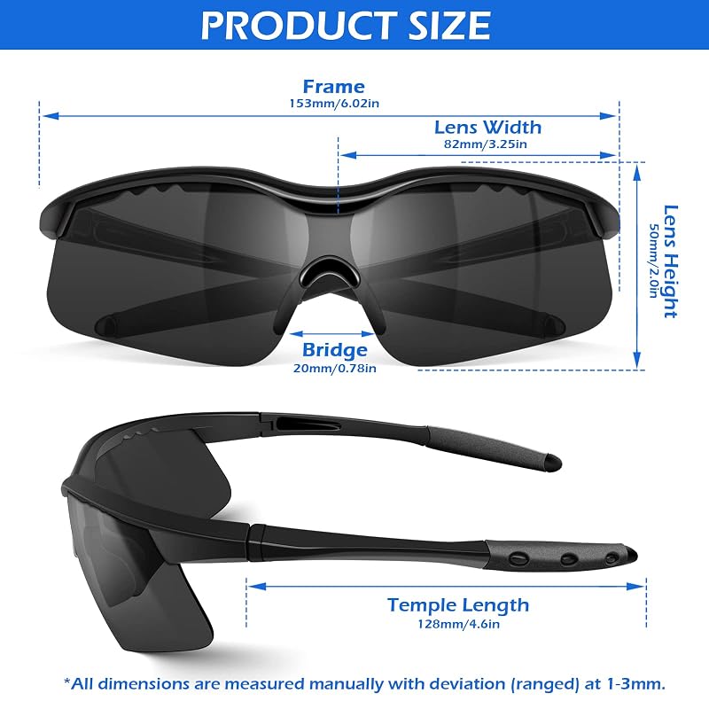 6 Pack Anti-Fog Safety Glasses – ANSI Z87+ Impact & Scratch Resistant, Grey Lens
