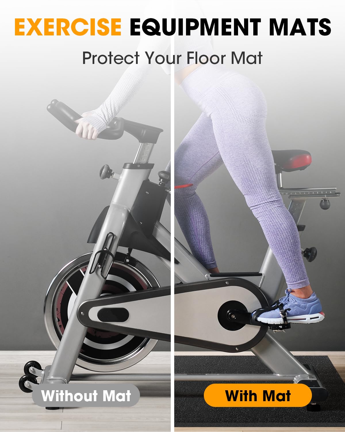 Stepwaver Walking Pad Mat, 102"x36", Treadmill Mat for Hardwood Floors