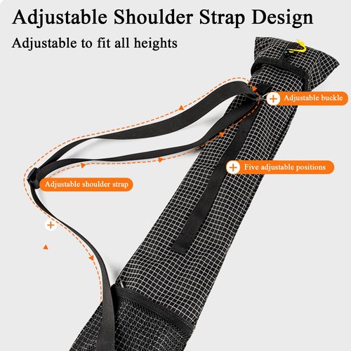 Trekking Pole Storage Bags - Lightweight Trekking Pole Bag | Trekking Sticks Pouch | Hiking Pole Storage Pouches | Double Bottom Cloth Design Storage Tool for Backpacking, Camping, Mountaineering