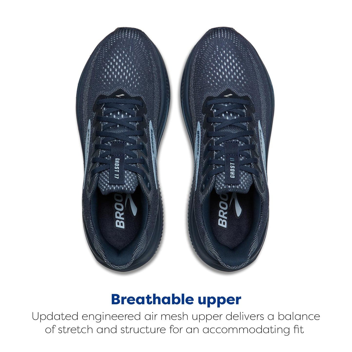 Brooks Women’s Ghost 17 Neutral Running Shoe - Spellbound/Skyway - 10.5 Medium