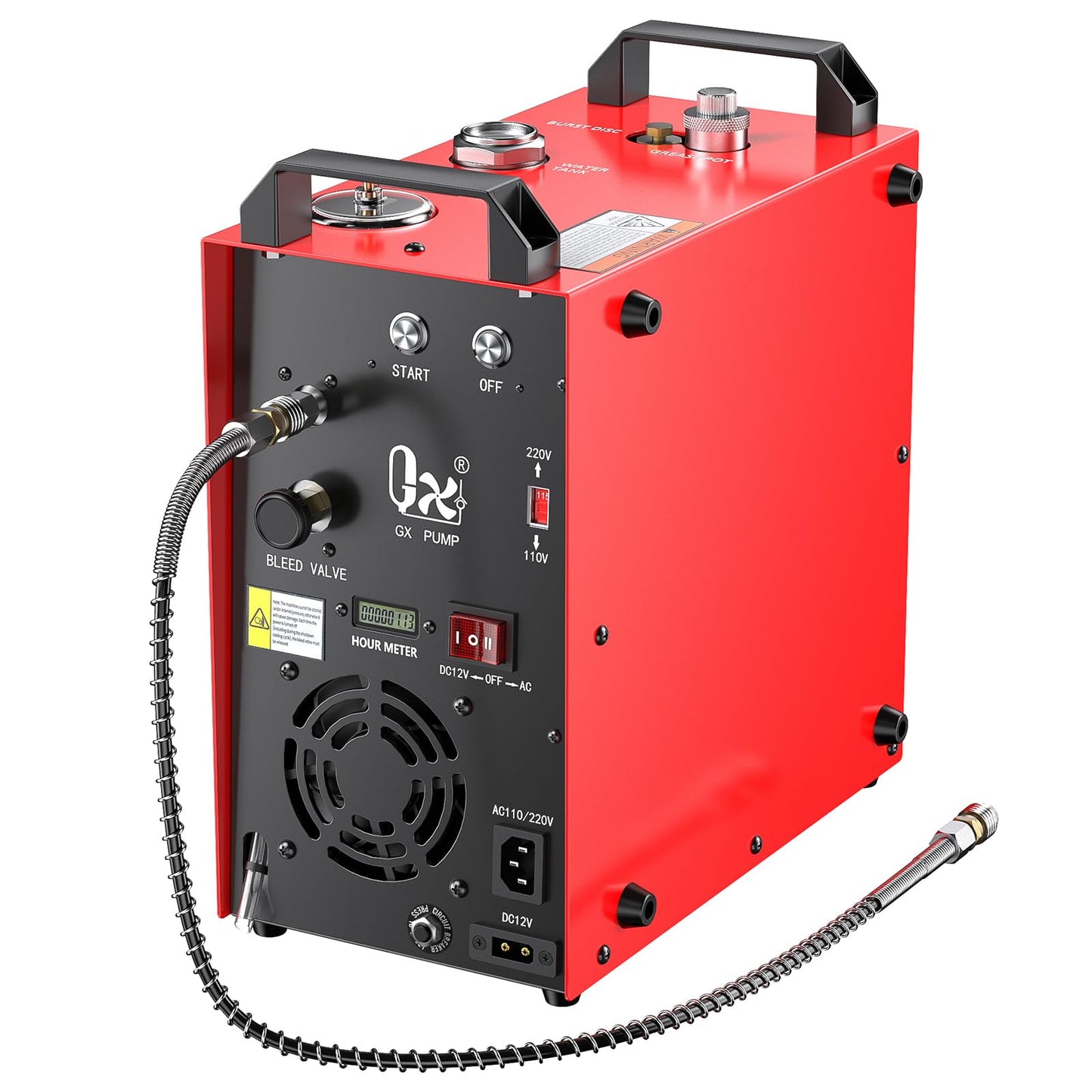 GX PUMP GX-E-CS4-I PCP Air Compressor, Max 5800Psi,350W Powerful Motor