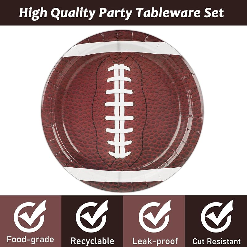 Football Paper Plates 7
