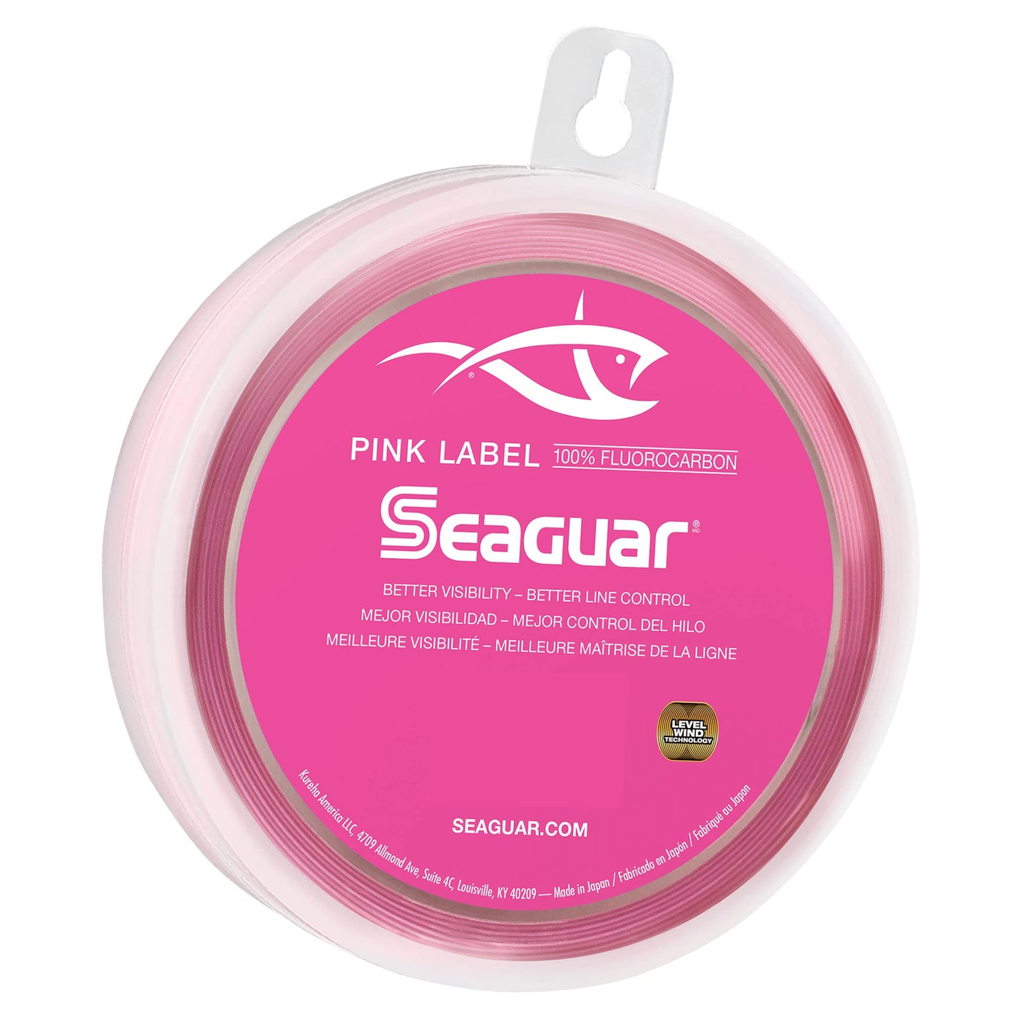 Seaguar Pink Label 100% Fluorocarbon Fishing Line 30lbs, 25yds Break Strength/Length - 30PL25