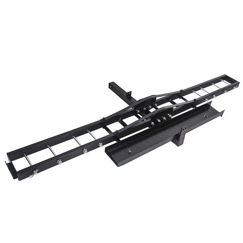 EGO BIKE 600LBS Steel Motorcycle Scooter Dirtbike Carrier Hauler Hitch Mount Rack Ramp Anti Tilt