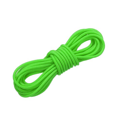 PATIKIL Archery D Loop Rope 10 FT, Bow D Loop String Release Material Nock Wire Nocking Loop Buckle Ring for Compound Bowstring, Bright Green