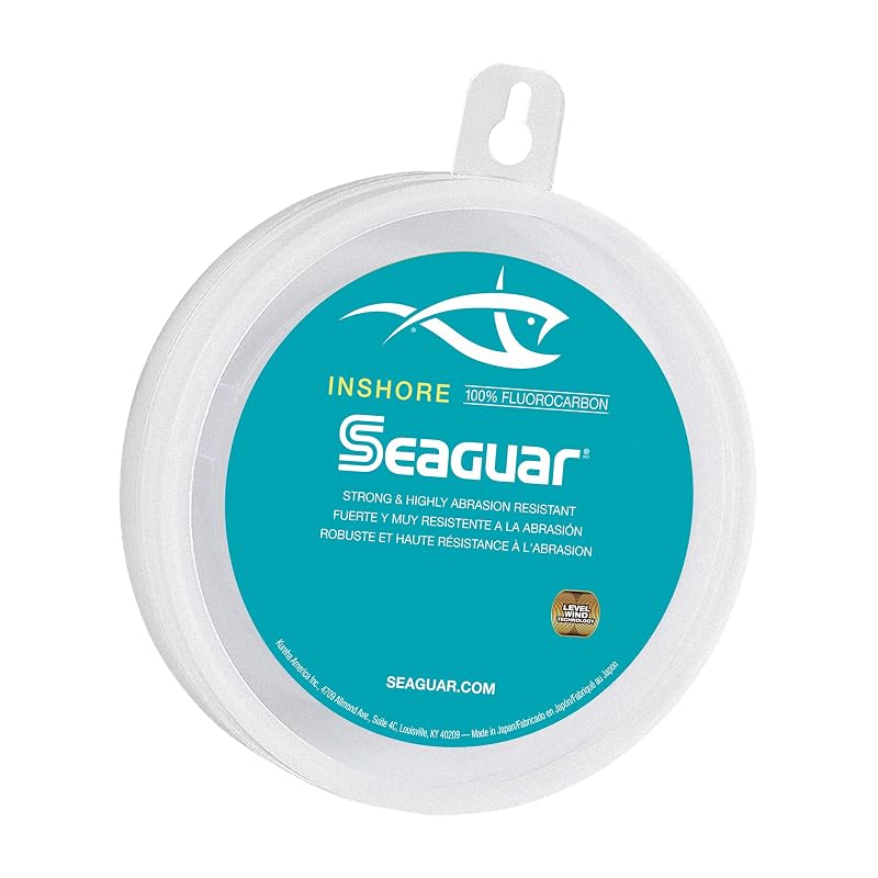 Seaguar Inshore Fluorocarbon Leader 15lb 100yds – High Strength, Low Visibility