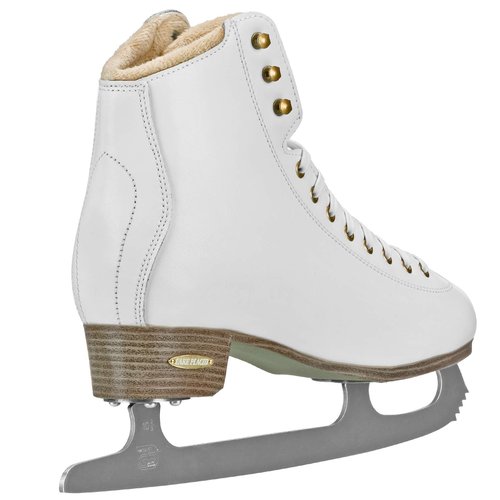 Lake Placid Alpine 900 Women's Traditional Figure Ice Skate White Size 8