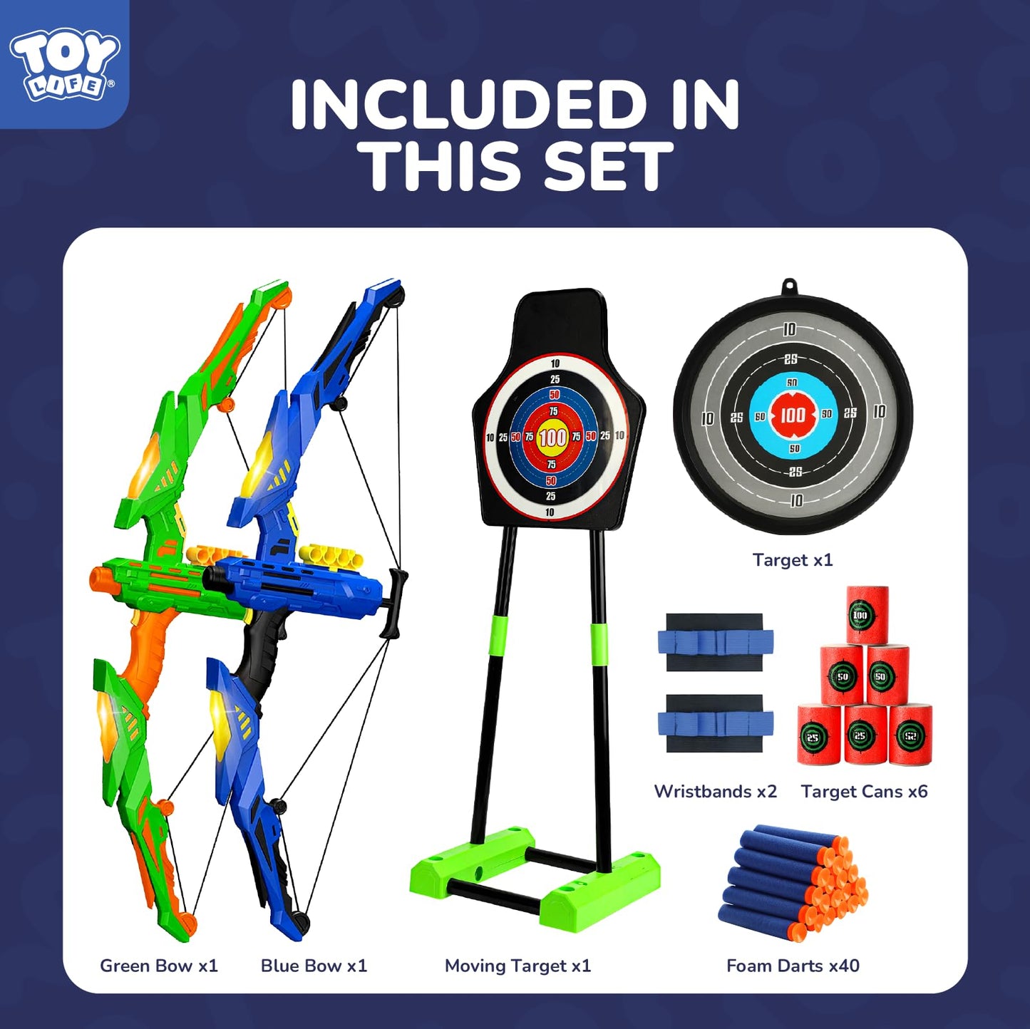 Life Bow and Arrow Kids 8-12, Archery Set with Arrows