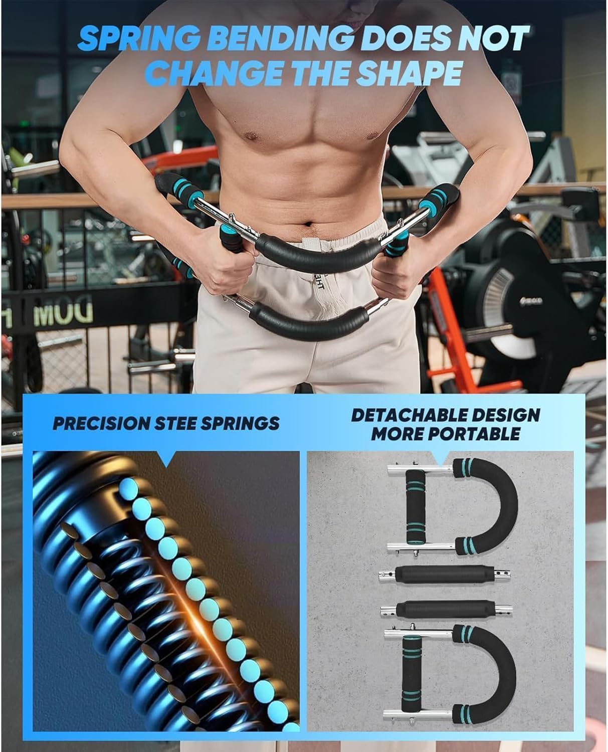 2025 Pro Saker Twister Arm Trainer Adjustable Chest Workout Equipment Arm Trainer for Men and Women Shaker Twister Arm Trainer Chest Clip Muscle Arm Workout Equipment at Home Workout Equipment