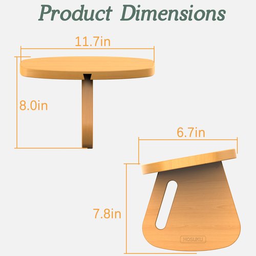 HOSUKU Portable Meditation Stool - Detachable Pine Wood Prayer Bench, Ergonomic Meditation Chair, Ideal Yoga Stool for Comfort and Stability - Perfect for Meditation, Yoga, and Outdoor Use