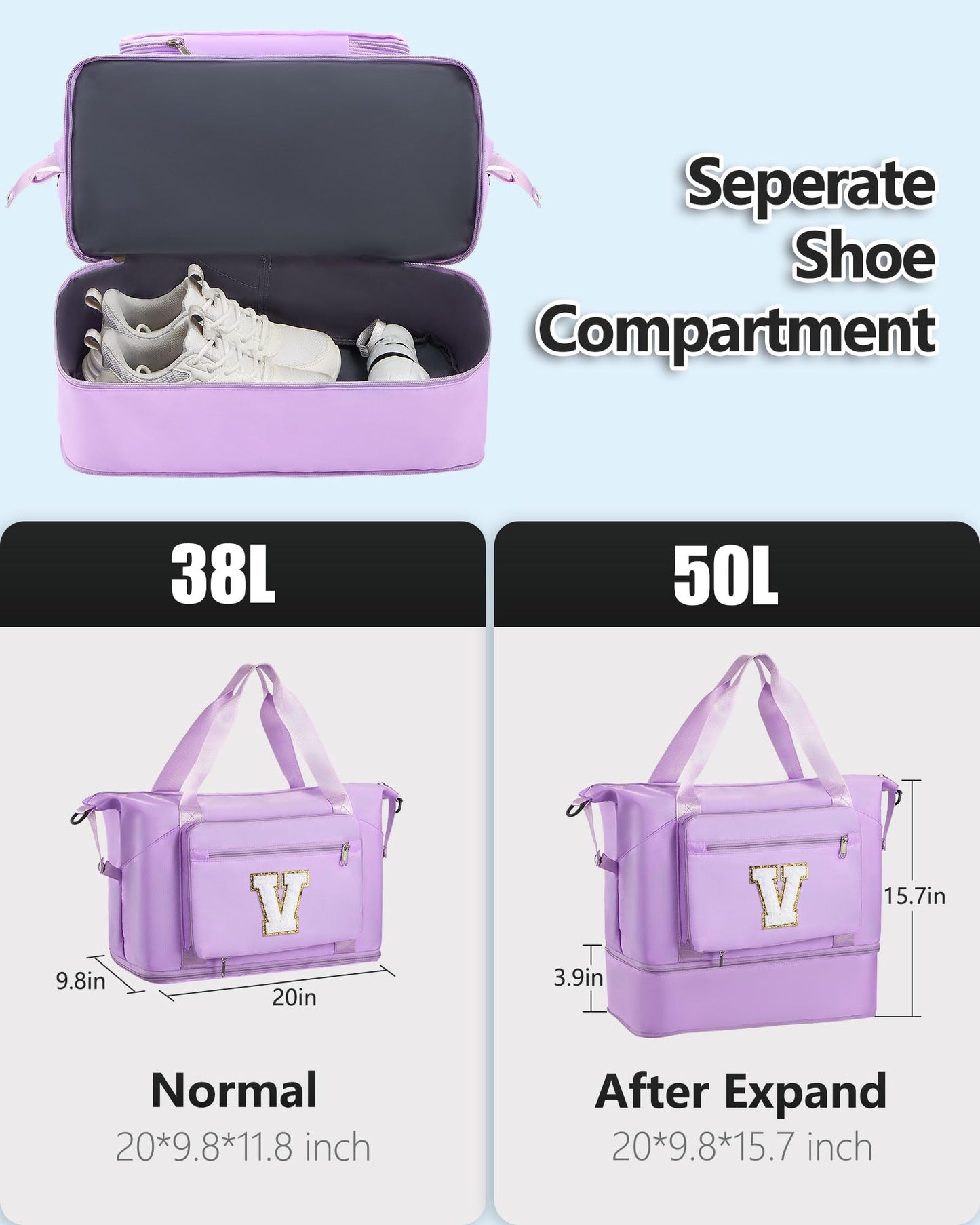Wiabsi Women Girl Birthday Gifts Weekend Sleepover Overnight Duffle Bag