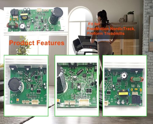 MC1618DLS 406075 Treadmill Control Board Motherboard, Compatible with Icon|GldsGym|Proform|Nordic-Track Treadmill 10 pins ZE0822 Treadmill Motor Controller Circuit Board