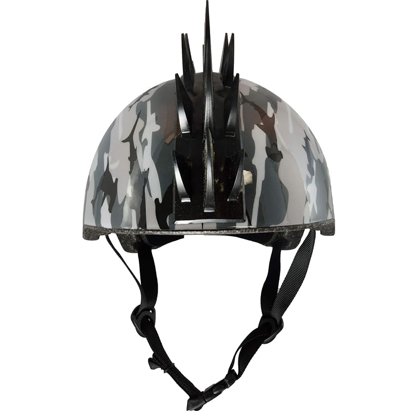 Sharkmo Bike Helmet for Kids - Black, One Size, Adjustable Sizing