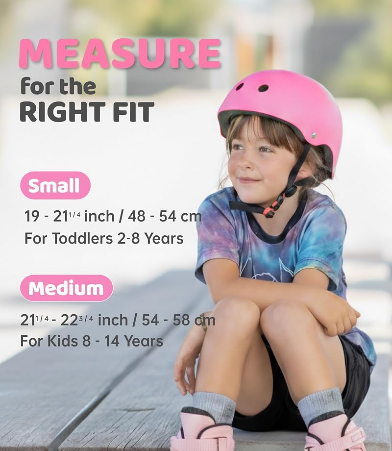 Girls in Wonderland Variation: Simply Kids Bike Helmet with DIY Stickers, CPSC & CE Certified