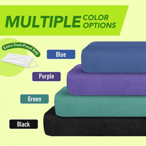 Wellsin Yoga Bolster Pillow for Restorative - Yoga Meditation Pillow with Washable Suede Cover, 27"X10" X5.5", Green