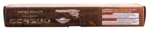 Elite Force Umarex Legends Smoke Wagon Revolver 6mm BB Pistol Airsoft Gun, Legends Smoke Wagon Airsoft Gun, Black