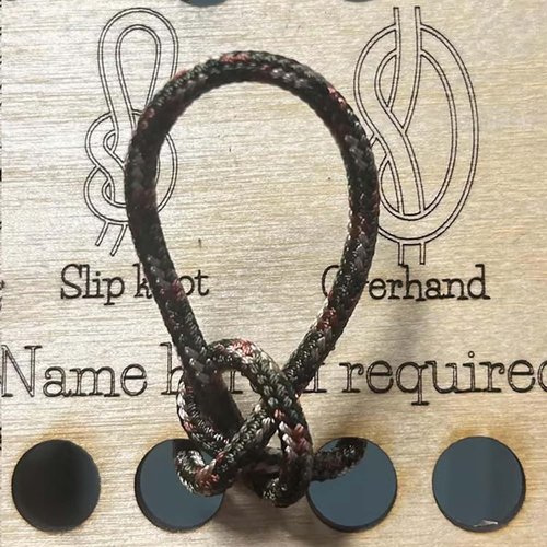 Learn Knot Training Board Kit,16 Popular Knots Practice Board with Guide,Hands-On Paracord Knot Tying Training Tool for Survival, Camping & Outdoor Skills (3, mid)