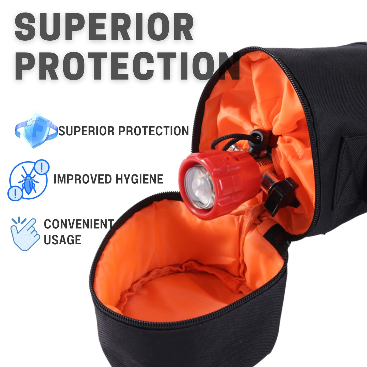 IORMAN Paintball Air Tank & Cylinder Carrier Bag Pouch Backpack (3L)