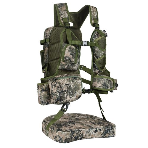 QOGIR Turkey Vest for Hunting: Comfortable Turkey Hunting Colthes with Seat Cushion, Adjustable Hunting Vest with Game Pouch, Hunting Gear for Men &Women, Hunting Accessories